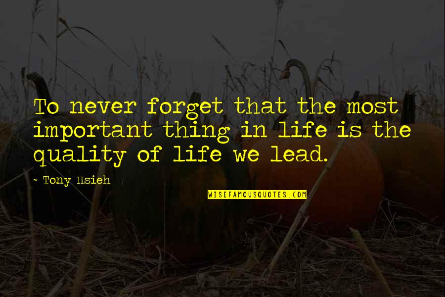 Adventure Time Meme Quotes By Tony Hsieh: To never forget that the most important thing