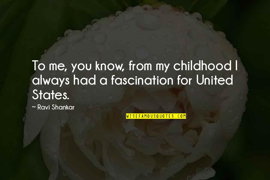 Adverbes De Temps Quotes By Ravi Shankar: To me, you know, from my childhood I