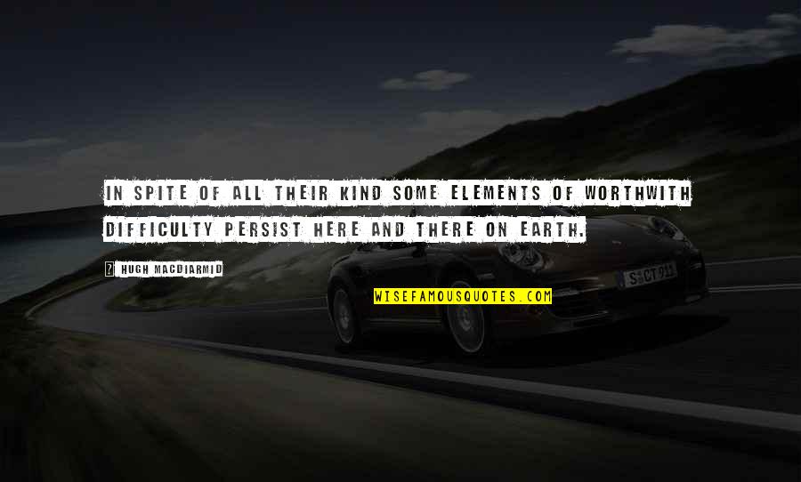 Advertising In A Recession Quotes By Hugh MacDiarmid: In spite of all their kind some elements Advertising In A Recession Quotes By Hugh MacDiarmid: In spite of all their kind some elements