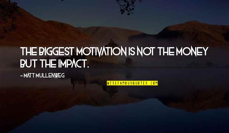 Aegistheus Quotes By Matt Mullenweg: The biggest motivation is not the money but