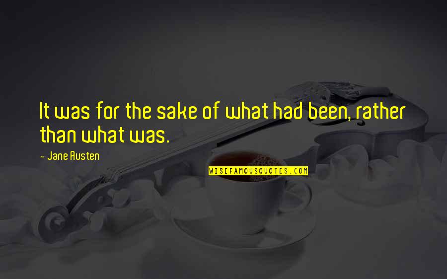 Aegolius Club Quotes By Jane Austen: It was for the sake of what had