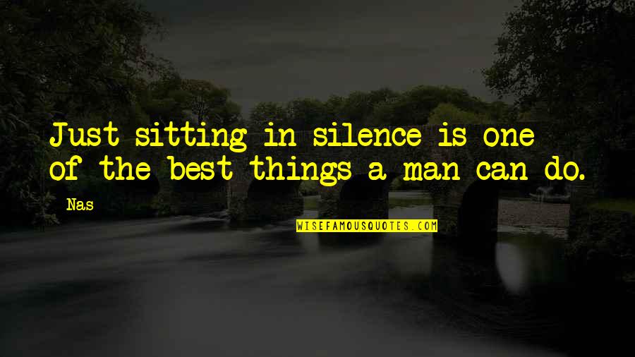 Aerospace Engineering Quotes By Nas: Just sitting in silence is one of the