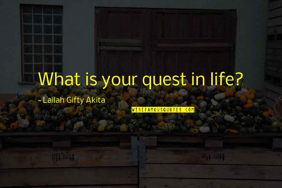 Aesthetic Bts Quotes By Lailah Gifty Akita: What is your quest in life?