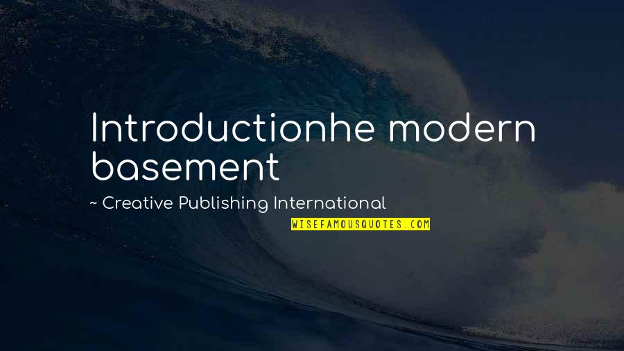 Affenlight Quotes By Creative Publishing International: Introductionhe modern basement Affenlight Quotes By Creative Publishing International: Introductionhe modern basement