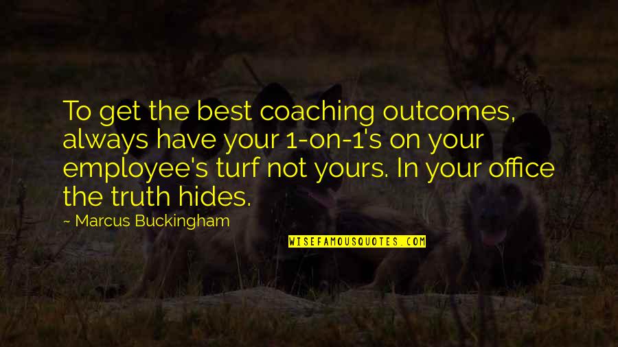 Afflitto Raimondi Quotes By Marcus Buckingham: To get the best coaching outcomes, always have