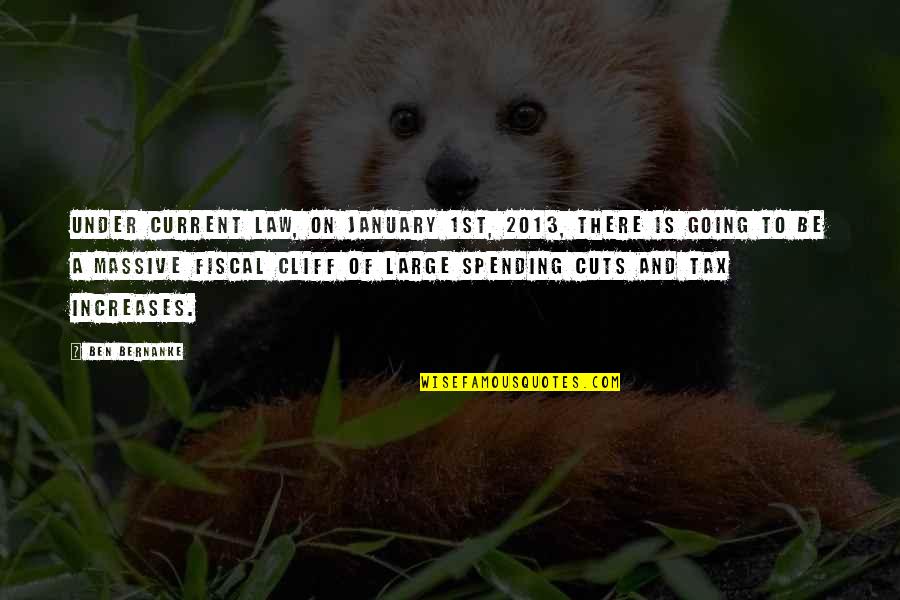 Afortunada Sinonimos Quotes By Ben Bernanke: Under current law, on January 1st, 2013, there Afortunada Sinonimos Quotes By Ben Bernanke: Under current law, on January 1st, 2013, there