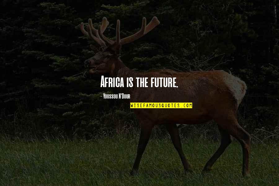 Africa Is The Future Quotes By Youssou N'Dour: Africa is the future.