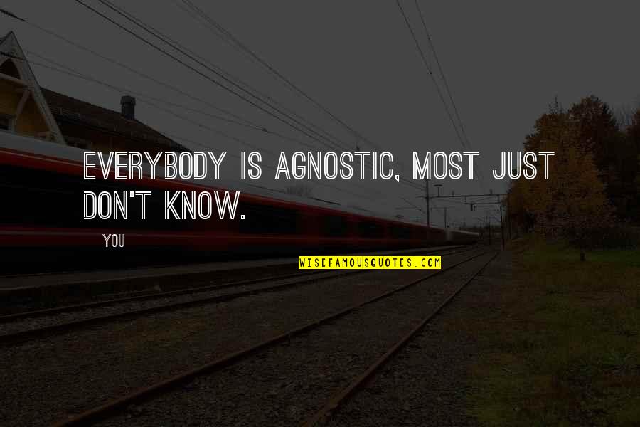 Afsia Stock Quotes By You: Everybody is agnostic, most just don't know.