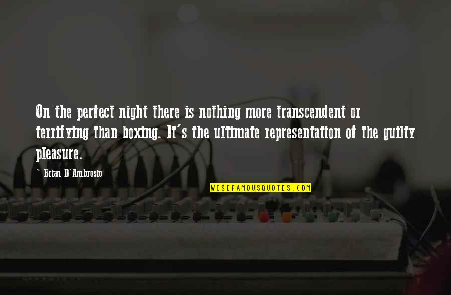 After Dark Quotes By Brian D'Ambrosio: On the perfect night there is nothing more After Dark Quotes By Brian D'Ambrosio: On the perfect night there is nothing more