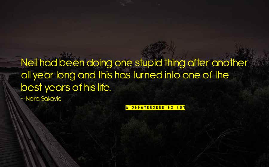 After Life Best Quotes By Nora Sakavic: Neil had been doing one stupid thing after