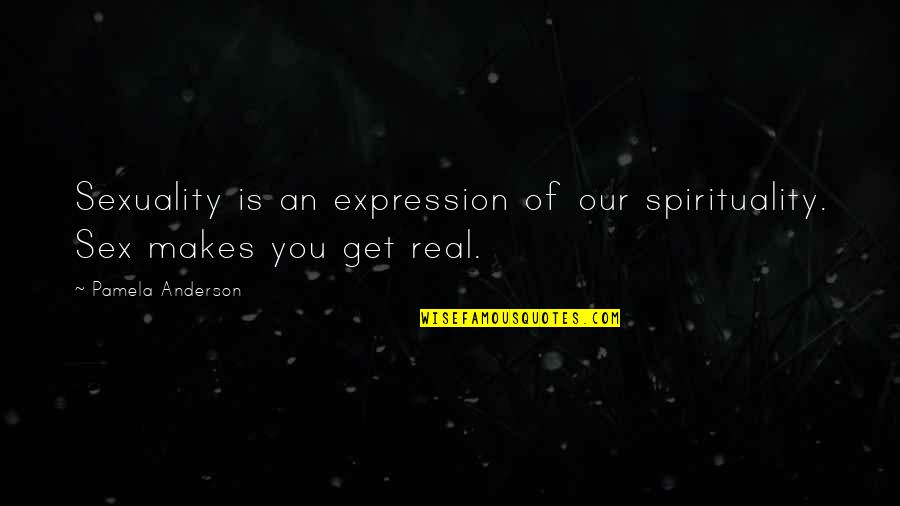 After Separation Quotes By Pamela Anderson: Sexuality is an expression of our spirituality. Sex After Separation Quotes By Pamela Anderson: Sexuality is an expression of our spirituality. Sex