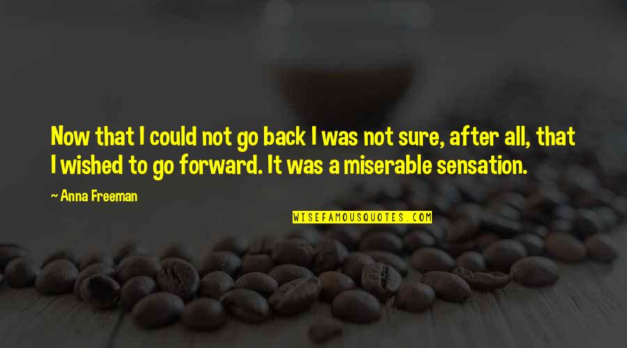 After The Fight Quotes By Anna Freeman: Now that I could not go back I After The Fight Quotes By Anna Freeman: Now that I could not go back I