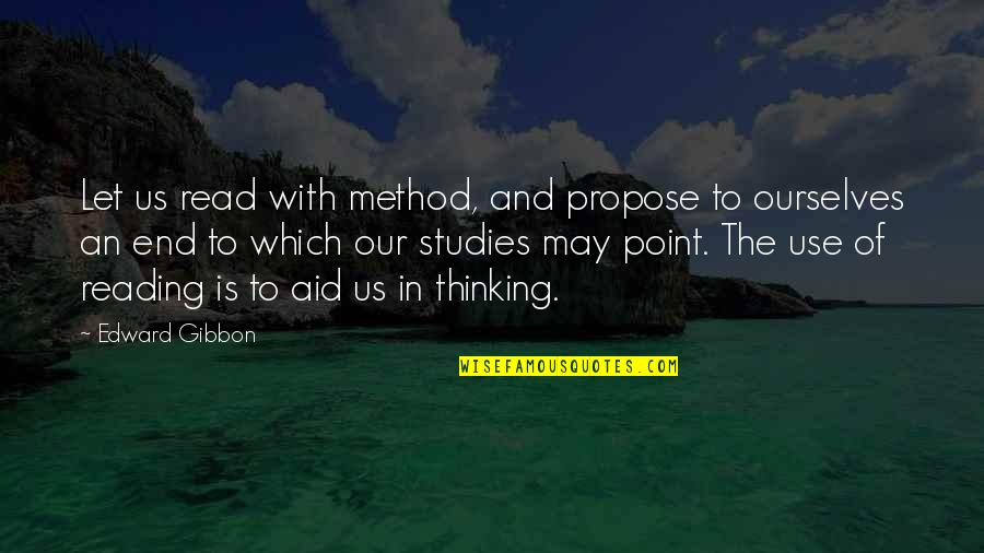 After The War Carol Matas Quotes By Edward Gibbon: Let us read with method, and propose to After The War Carol Matas Quotes By Edward Gibbon: Let us read with method, and propose to
