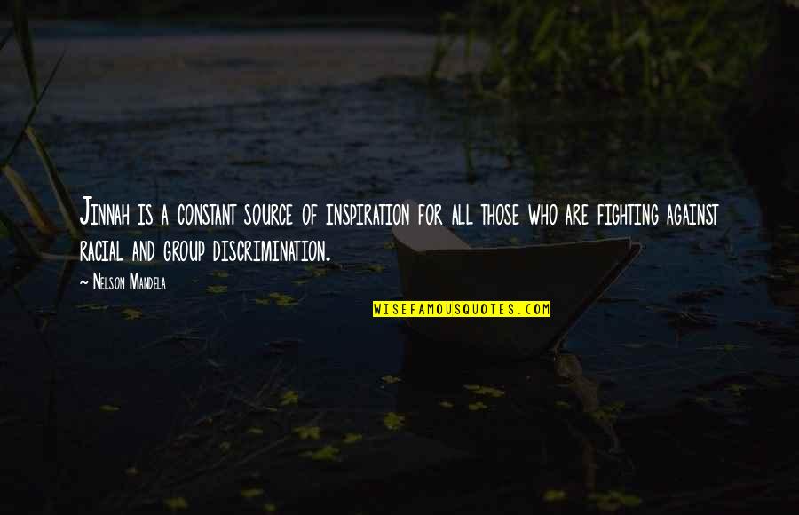 Against Discrimination Quotes By Nelson Mandela: Jinnah is a constant source of inspiration for Against Discrimination Quotes By Nelson Mandela: Jinnah is a constant source of inspiration for
