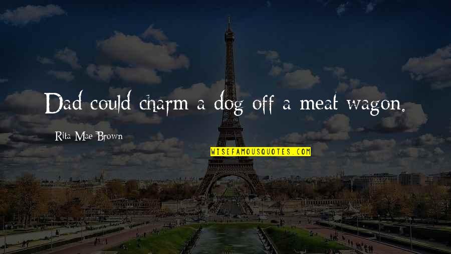 Agesilaus Kakleas Quotes By Rita Mae Brown: Dad could charm a dog off a meat