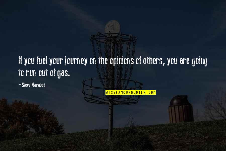 Aggelopoulos Katerini Quotes By Steve Maraboli: If you fuel your journey on the opinions