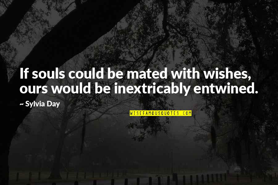 Aggressive Workout Quotes By Sylvia Day: If souls could be mated with wishes, ours
