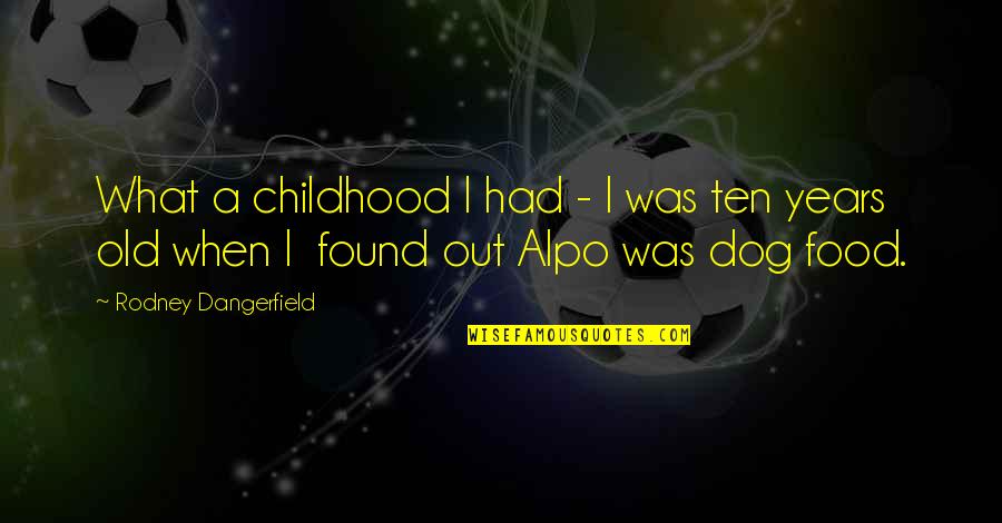 Agguato In Inglese Quotes By Rodney Dangerfield: What a childhood I had - I was Agguato In Inglese Quotes By Rodney Dangerfield: What a childhood I had - I was