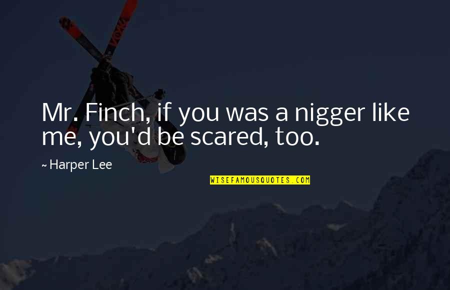 Agnes Oblige Quotes By Harper Lee: Mr. Finch, if you was a nigger like