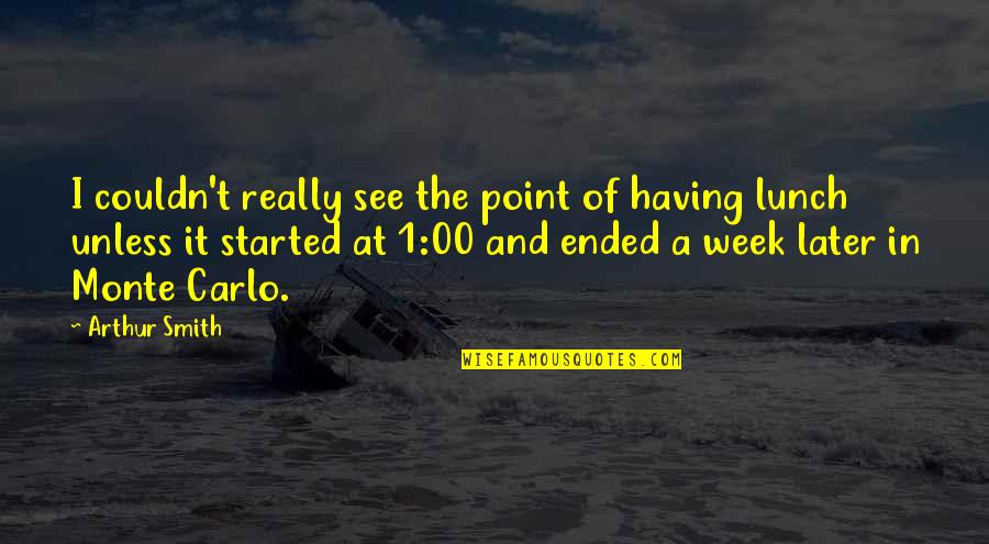 Agonizers Quotes By Arthur Smith: I couldn't really see the point of having Agonizers Quotes By Arthur Smith: I couldn't really see the point of having