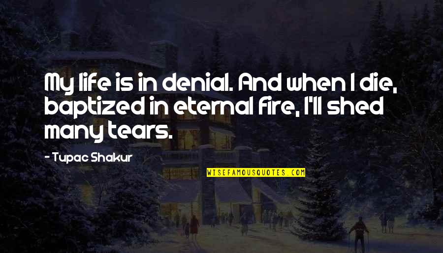 Agr Gant Plaquettaire Quotes By Tupac Shakur: My life is in denial. And when I Agr Gant Plaquettaire Quotes By Tupac Shakur: My life is in denial. And when I