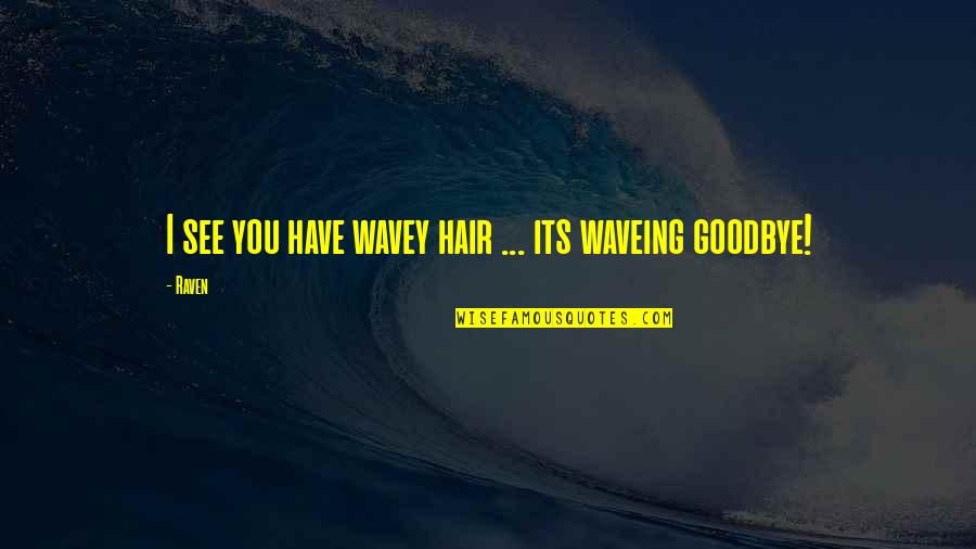 Ahn Chang Ho Quotes By Raven: I see you have wavey hair ... its