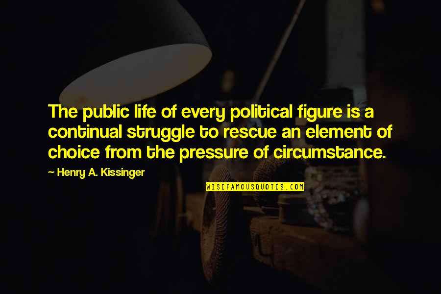 Aht Quote Quotes By Henry A. Kissinger: The public life of every political figure is