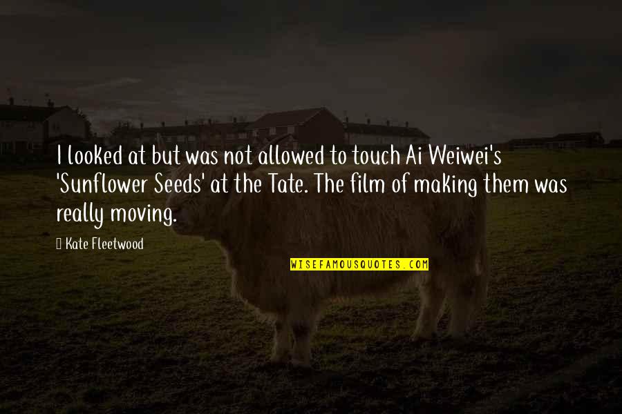 Ai Weiwei Sunflower Seeds Quotes By Kate Fleetwood: I looked at but was not allowed to Ai Weiwei Sunflower Seeds Quotes By Kate Fleetwood: I looked at but was not allowed to