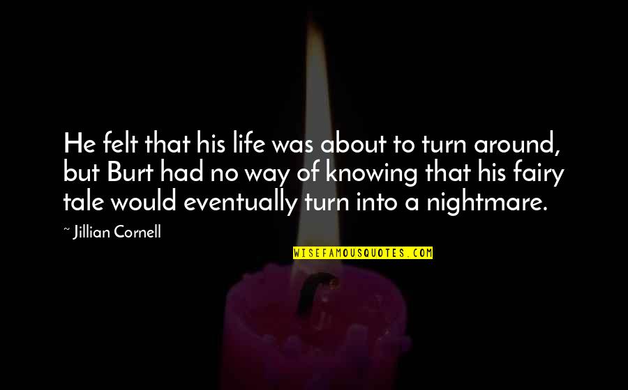 Ailleurs Pronunciation Quotes By Jillian Cornell: He felt that his life was about to Ailleurs Pronunciation Quotes By Jillian Cornell: He felt that his life was about to