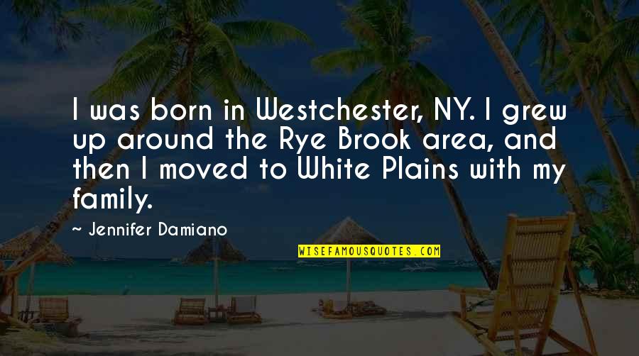 Aimone Art Quotes By Jennifer Damiano: I was born in Westchester, NY. I grew Aimone Art Quotes By Jennifer Damiano: I was born in Westchester, NY. I grew