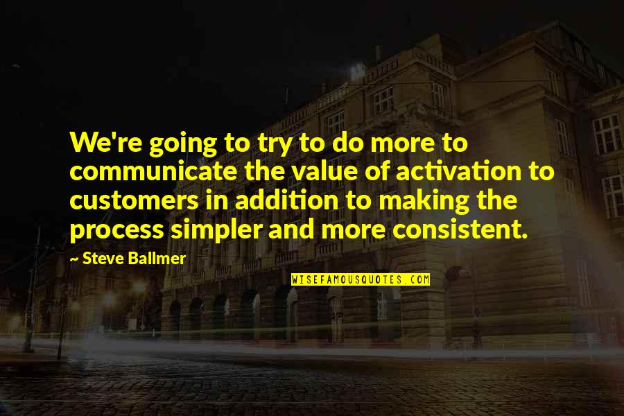 Airplane Surely Quotes By Steve Ballmer: We're going to try to do more to