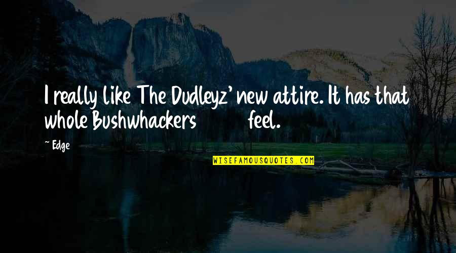 Airshows Quotes By Edge: I really like The Dudleyz' new attire. It