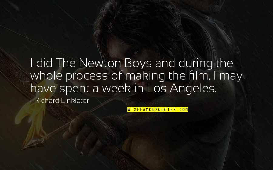 Aitthipat Kulapongvanich Quotes By Richard Linklater: I did The Newton Boys and during the