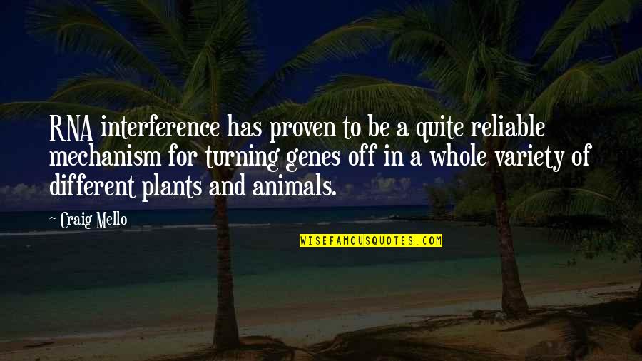 Aitzaz Hassan Quotes By Craig Mello: RNA interference has proven to be a quite Aitzaz Hassan Quotes By Craig Mello: RNA interference has proven to be a quite