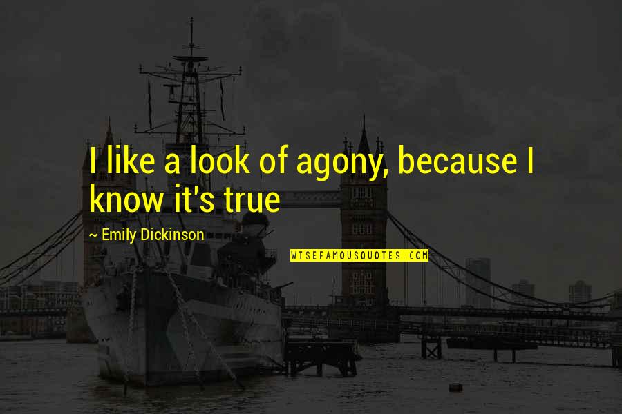 Aivazian Dentist Quotes By Emily Dickinson: I like a look of agony, because I Aivazian Dentist Quotes By Emily Dickinson: I like a look of agony, because I