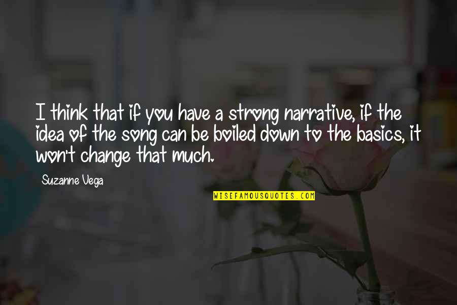 Aj Gordon Quotes By Suzanne Vega: I think that if you have a strong