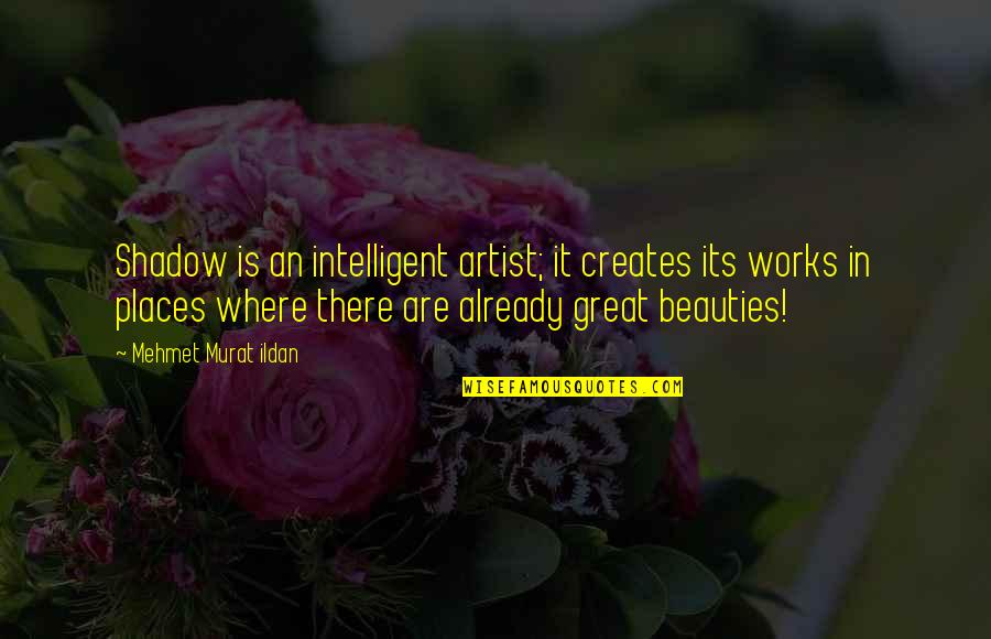 Ajaran Ayah Quotes By Mehmet Murat Ildan: Shadow is an intelligent artist; it creates its