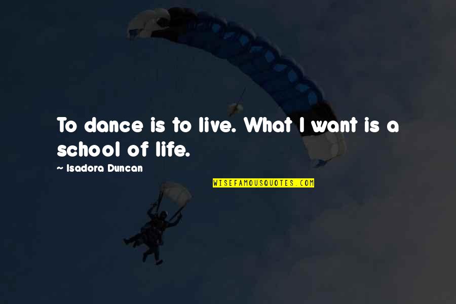 Alabanzas Cristiana Quotes By Isadora Duncan: To dance is to live. What I want Alabanzas Cristiana Quotes By Isadora Duncan: To dance is to live. What I want