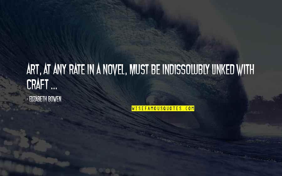 Aladon Bail Quotes By Elizabeth Bowen: Art, at any rate in a novel, must Aladon Bail Quotes By Elizabeth Bowen: Art, at any rate in a novel, must