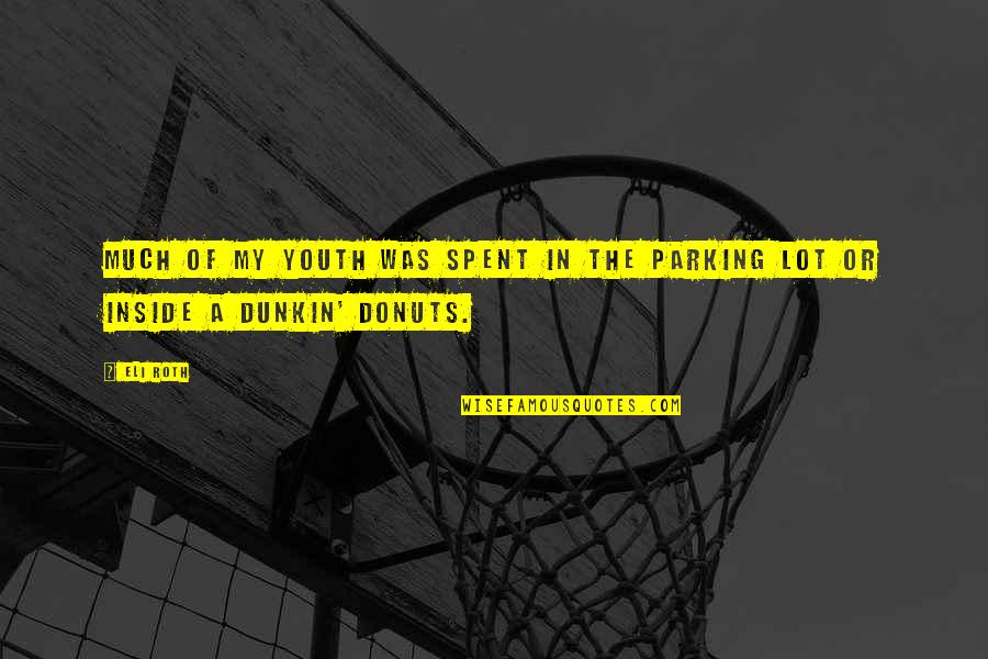 Alagado Quotes By Eli Roth: Much of my youth was spent in the