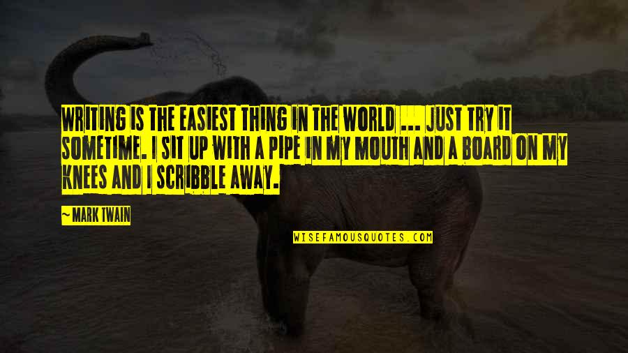 Alain Delon Movie Quotes By Mark Twain: Writing is the easiest thing in the world Alain Delon Movie Quotes By Mark Twain: Writing is the easiest thing in the world