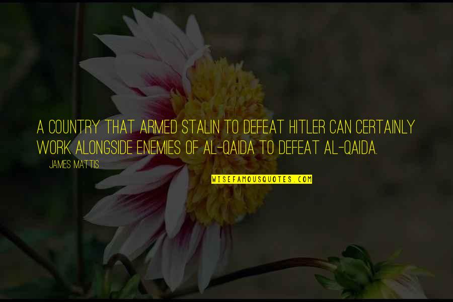 Al'akir Quotes By James Mattis: A country that armed Stalin to defeat Hitler Al'akir Quotes By James Mattis: A country that armed Stalin to defeat Hitler
