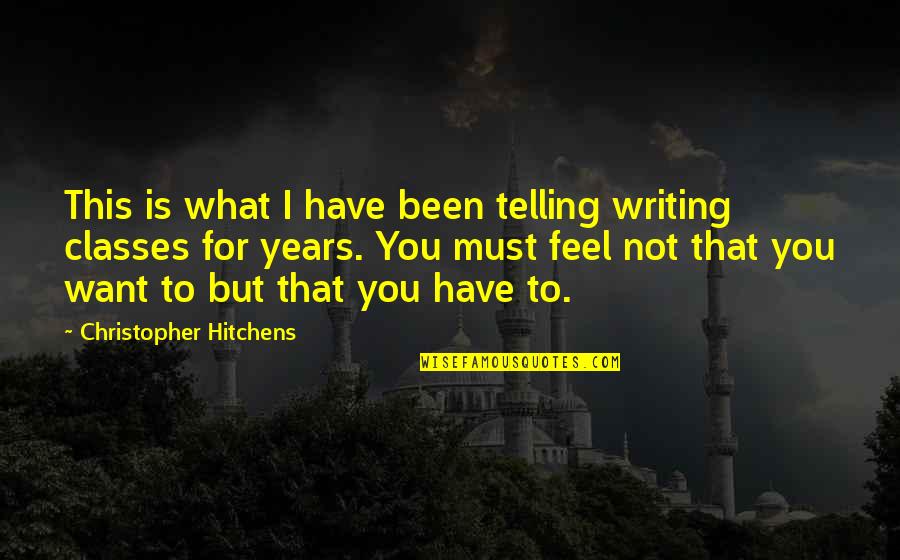 Alan Greenberg Quotes By Christopher Hitchens: This is what I have been telling writing