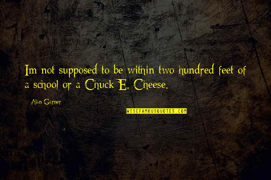 Alan Hangover Quotes By Alan Garner: Im not supposed to be within two hundred