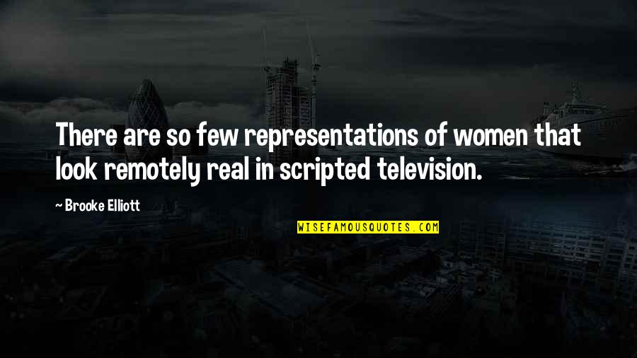 Alarde Significado Quotes By Brooke Elliott: There are so few representations of women that