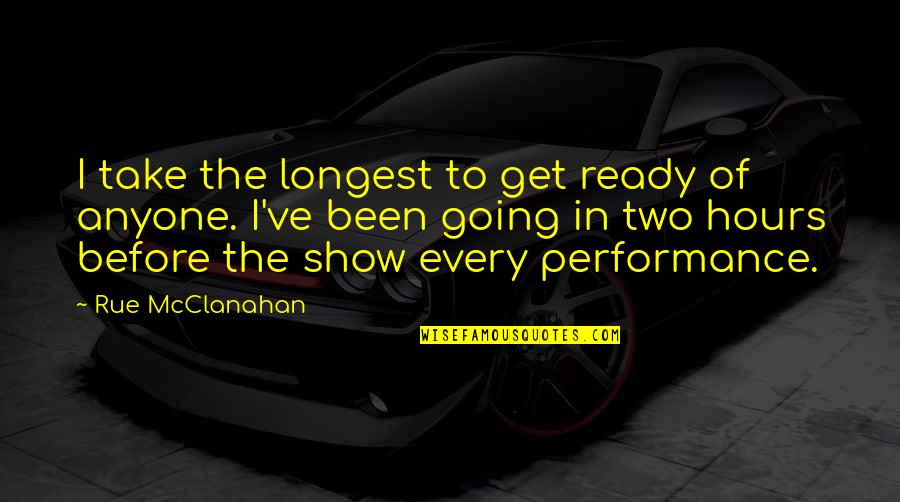 Alarmex Quotes By Rue McClanahan: I take the longest to get ready of Alarmex Quotes By Rue McClanahan: I take the longest to get ready of
