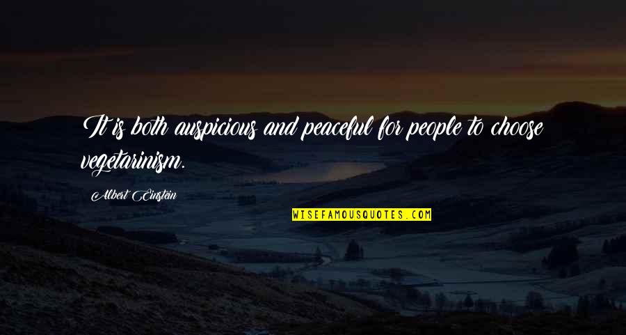 Albert Einstein From Other People Quotes By Albert Einstein: It is both auspicious and peaceful for people Albert Einstein From Other People Quotes By Albert Einstein: It is both auspicious and peaceful for people
