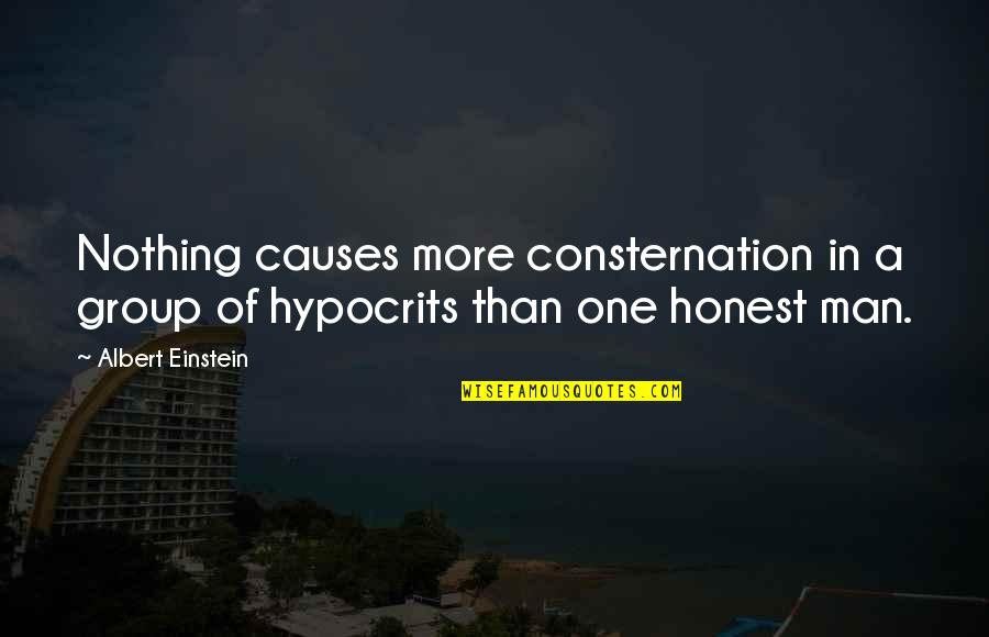 Albert Quotes By Albert Einstein: Nothing causes more consternation in a group of