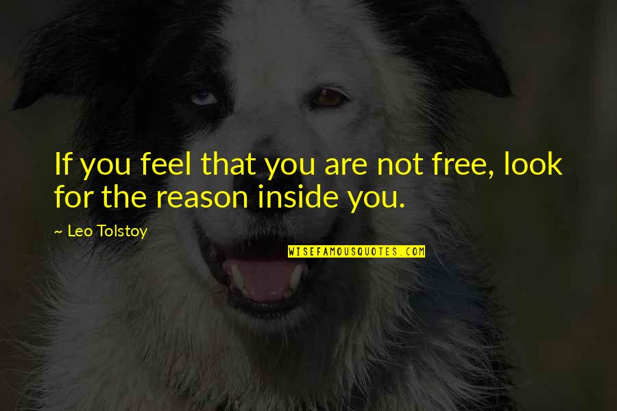 Albizu University Quotes By Leo Tolstoy: If you feel that you are not free,