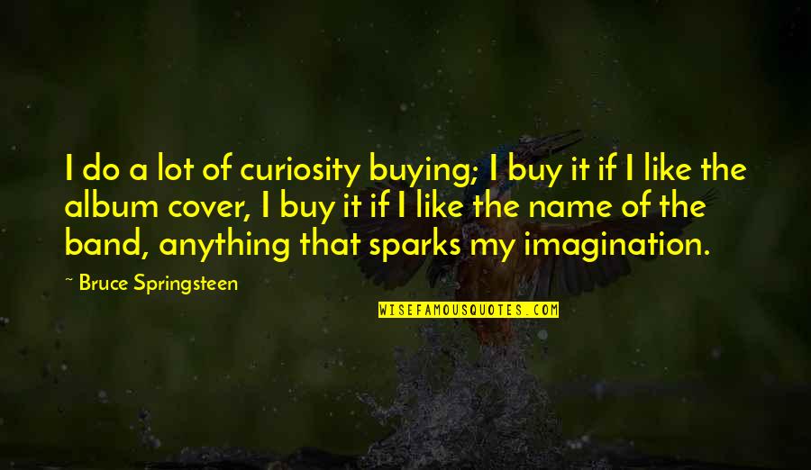 Album Name For Quotes By Bruce Springsteen: I do a lot of curiosity buying; I